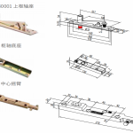 bản lề sàn thủy lực-hd405