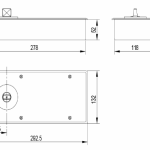 bản lề sàn thủy lực HD305