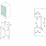 Bản lề Cabin tắm – WHY11010