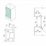 BẢN LỀ CABIN TẮM – WHY1202D