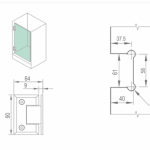 BẢN LỀ CABIN TẮM – WHY12020