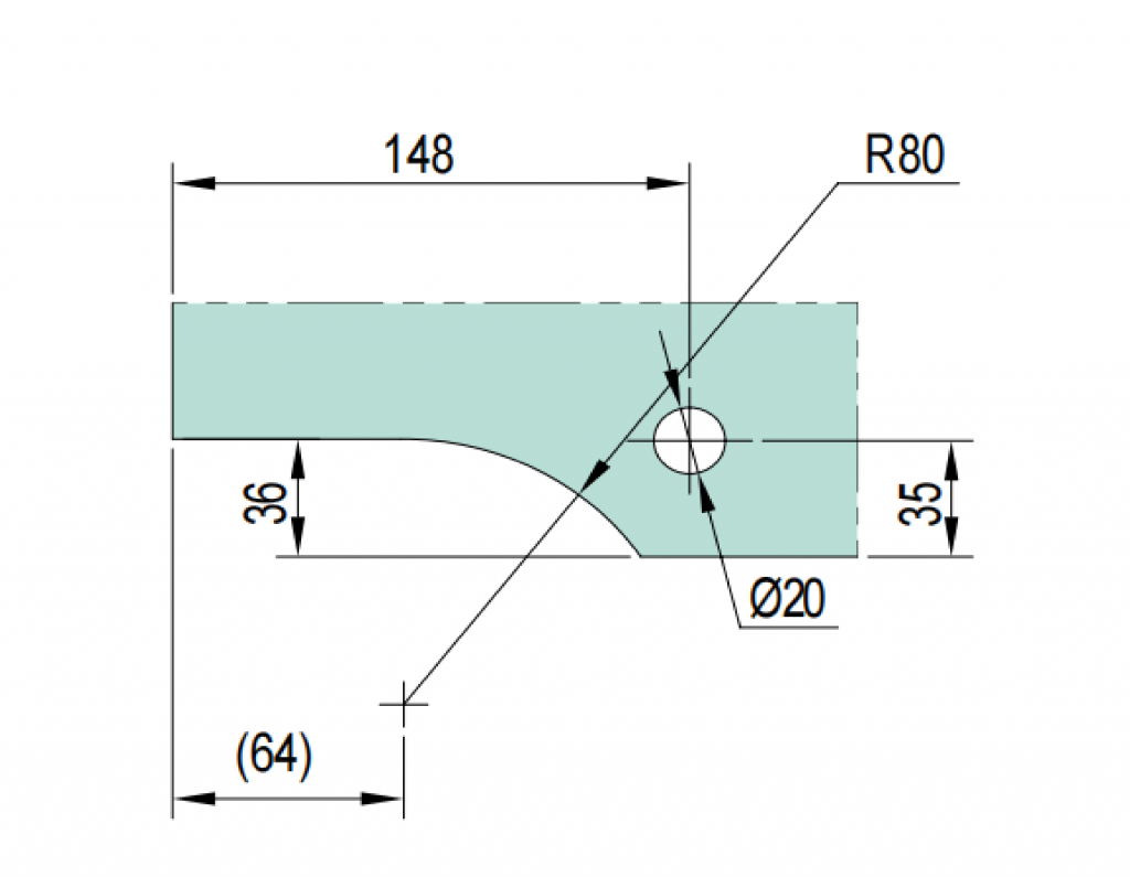 Kẹp kính đỉnh- Hệ 100kg