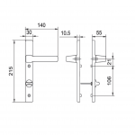 Tay nắm MZS120A/T