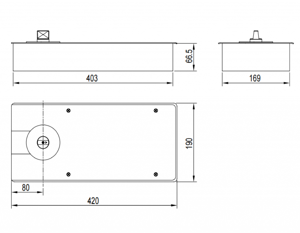 bản lề sản thủy lực-BDH50013