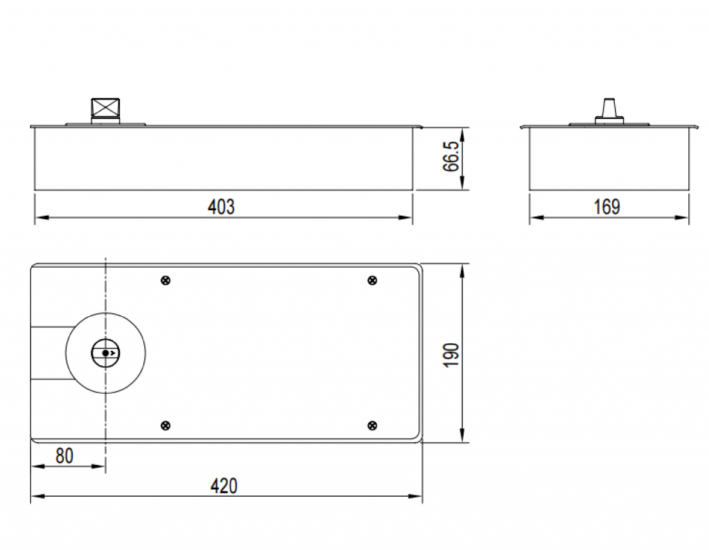 Bản lề sản thủy lực-BDh50014