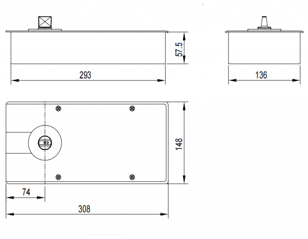 bản lề sản thủy lực-BDH50011