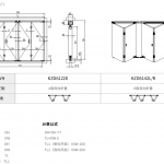 Xếp trượt cửa gỗ-KZD61