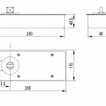 Bản lề sản thủy lực-HD103