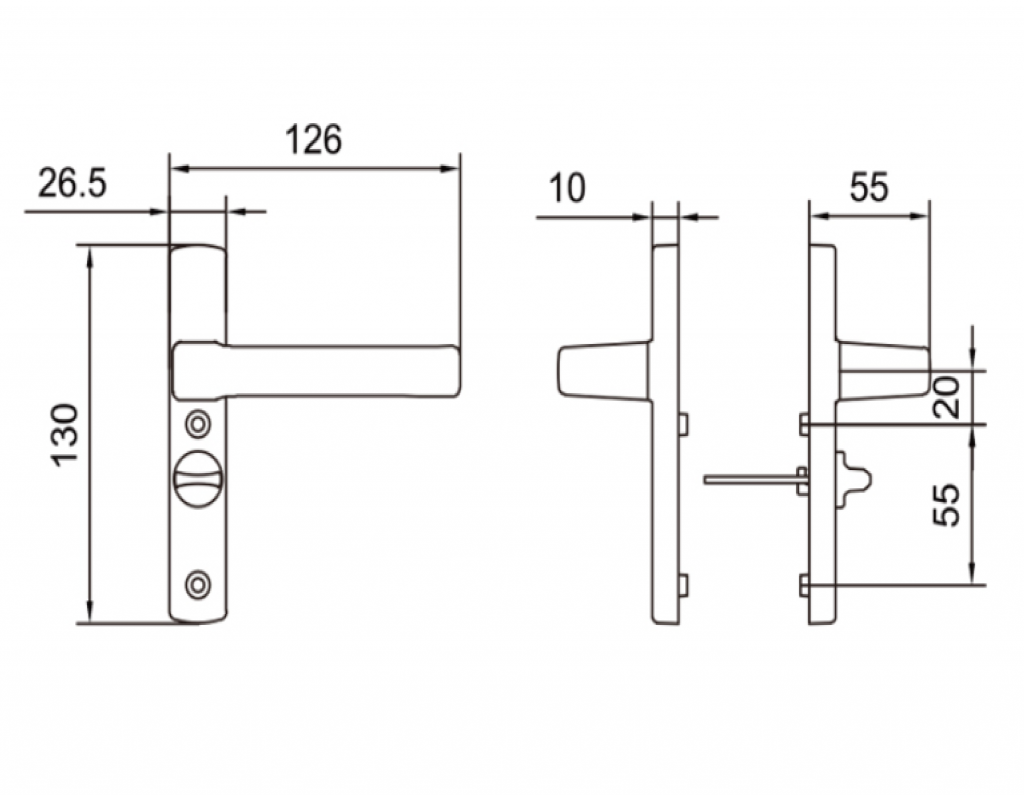 Tay nắm MZS422A