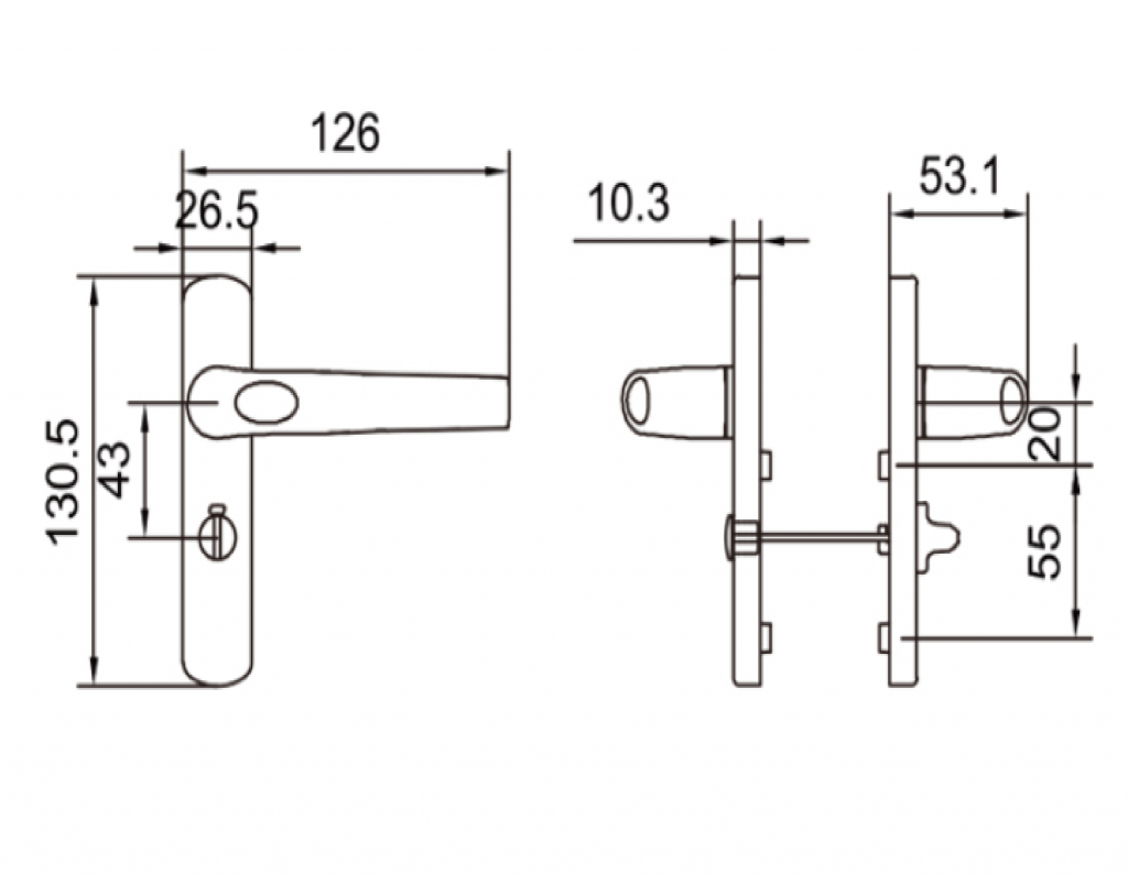 Tay nắm MZS508