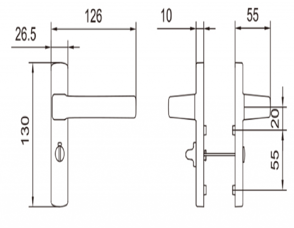 Tay nắm MZS552A