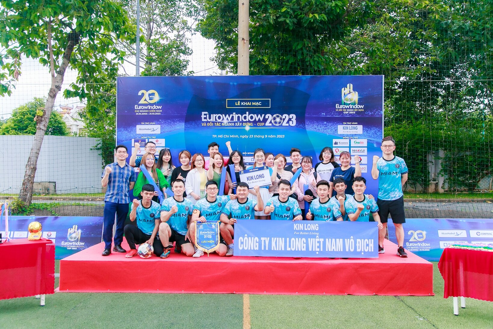 Kin Long Việt Nam – nhà tài trợ Vàng Giải bóng Eurowindow 2023